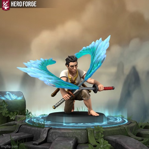 Custom creation | image tagged in heroforge | made w/ Imgflip meme maker