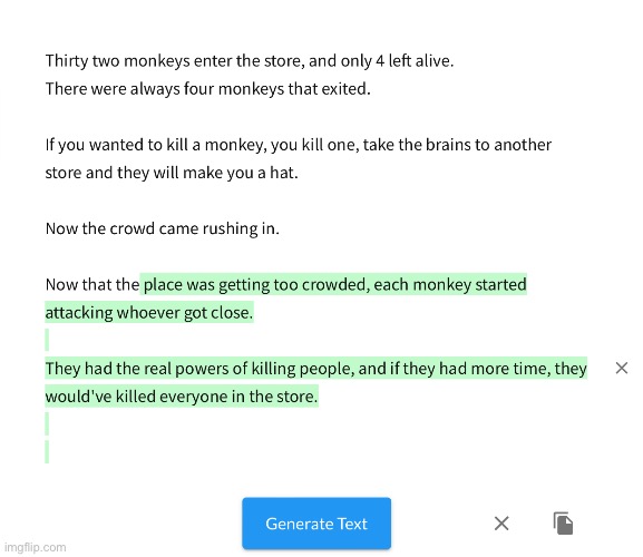 inferkit | made w/ Imgflip meme maker