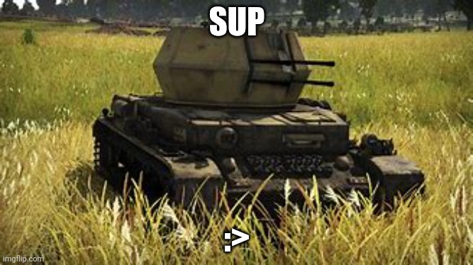 Wirbelwind | SUP; :> | image tagged in wirbelwind | made w/ Imgflip meme maker