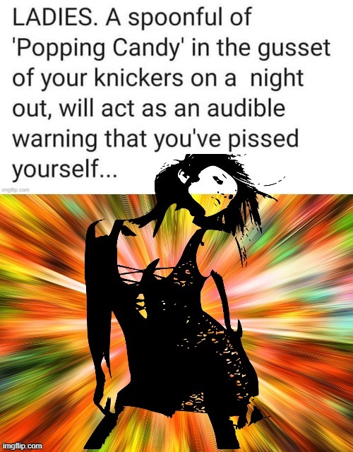 Popping gusset | image tagged in candy bar | made w/ Imgflip meme maker