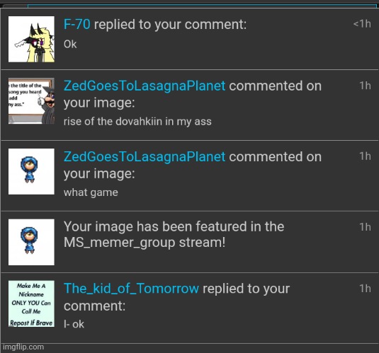 notifs reveal | made w/ Imgflip meme maker