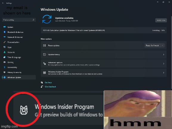 hmmmm microsoft? | image tagged in sus | made w/ Imgflip meme maker
