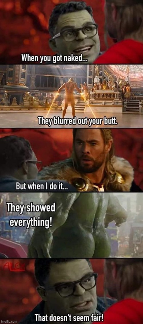 It was Just the Commercial Banner! | image tagged in hulk,thor | made w/ Imgflip meme maker