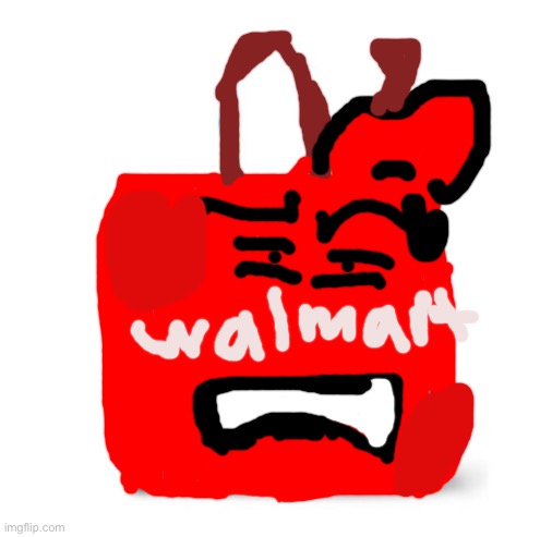 image tagged in walmart bag | made w/ Imgflip meme maker