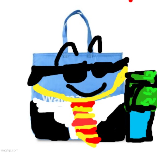 image tagged in walmart bag | made w/ Imgflip meme maker