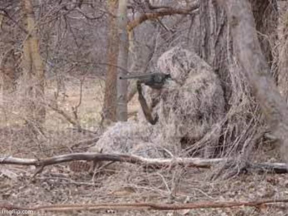Ghillie suit | image tagged in ghillie suit | made w/ Imgflip meme maker