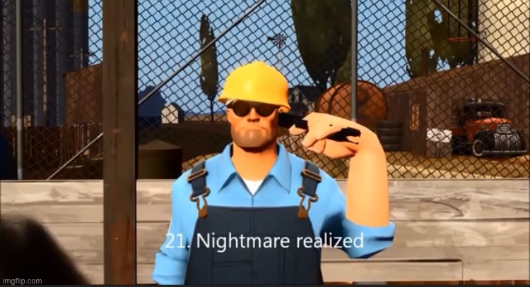 Nightmare realized | image tagged in nightmare realized | made w/ Imgflip meme maker