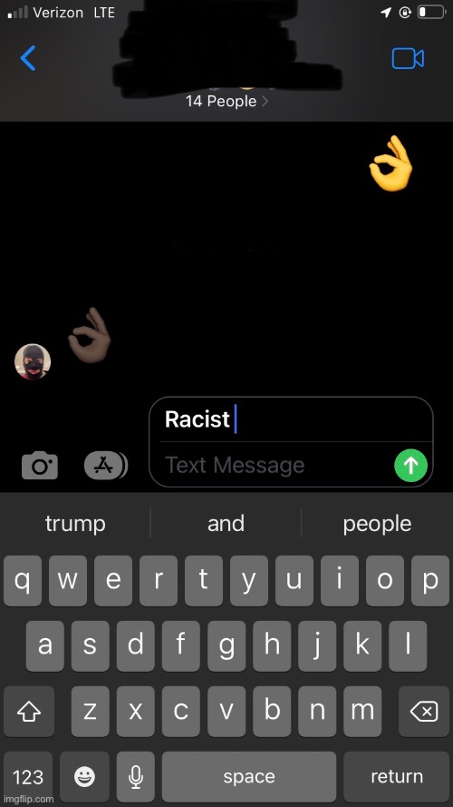 Ah | image tagged in racist | made w/ Imgflip meme maker