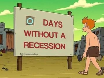 Recession counter Blank Meme Template