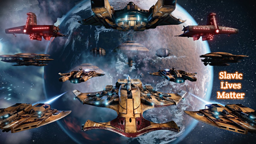 Tau Fleet | Slavic Lives Matter | image tagged in tau fleet,slavic | made w/ Imgflip meme maker