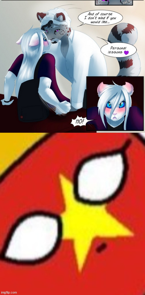 holy shit hentai protagonist actually makes a good decision | made w/ Imgflip meme maker