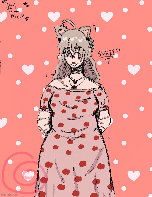 Imgflip made this drawing look CRONCHY omg- anyways, a doodle of Suki!! She!! <3 | made w/ Imgflip meme maker