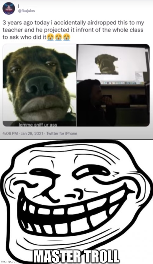 This guy needs an award |  MASTER TROLL | image tagged in memes,troll face,lol,funny,troll | made w/ Imgflip meme maker