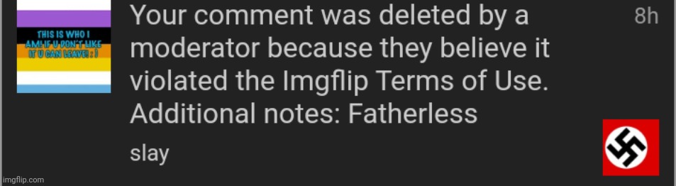 that's so rude, i couldn't even express my identity like they could/j | made w/ Imgflip meme maker