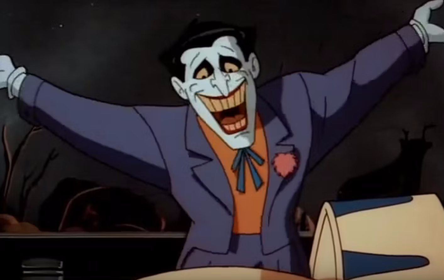 High Quality Joker jumping out of a cake Blank Meme Template