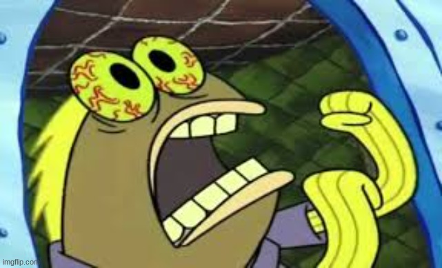 Spongebob chocolate fish | image tagged in spongebob chocolate fish | made w/ Imgflip meme maker