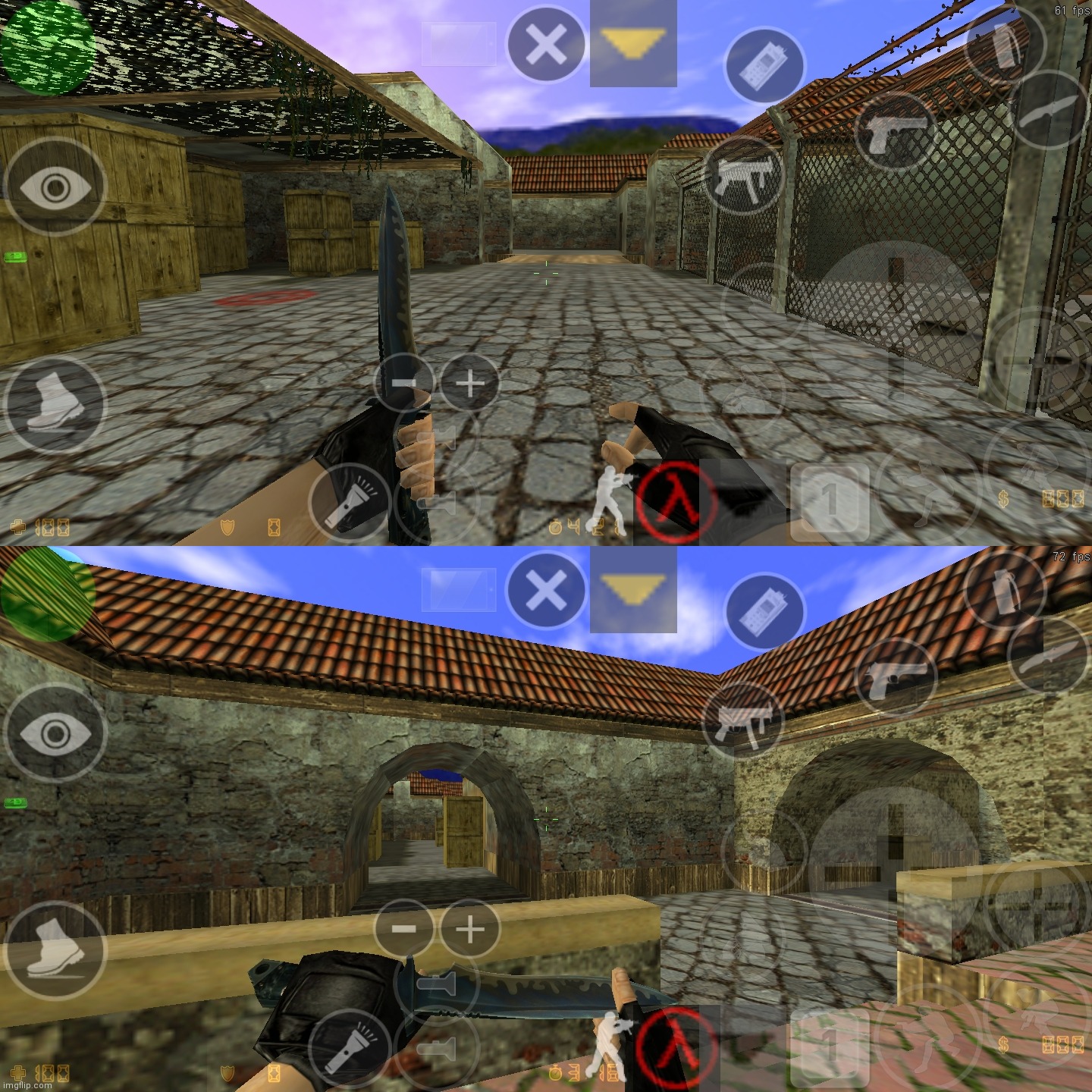 booted up cs 1.6 to relax for a bit in a empty server i created | made w/ Imgflip meme maker