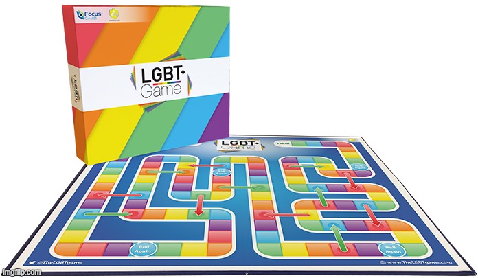 It's literally just called "The LGBT Game"... Creativity 100. | image tagged in memes,board games,gaymer,lgbt,funny | made w/ Imgflip meme maker