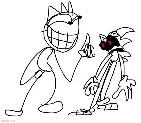 Sonic.HTML meets his creator [sammy note: ok...] | made w/ Imgflip meme maker