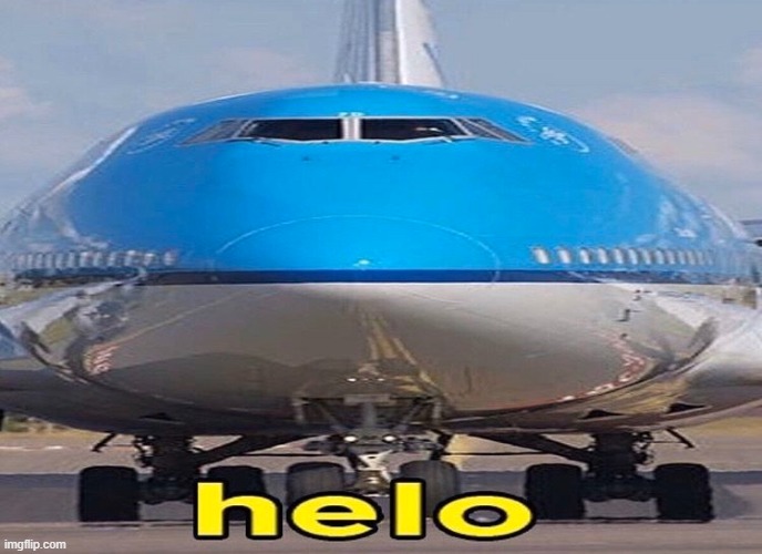 I advertised Imgflip on NationStates again, link in comments | image tagged in klm 4805 helo | made w/ Imgflip meme maker