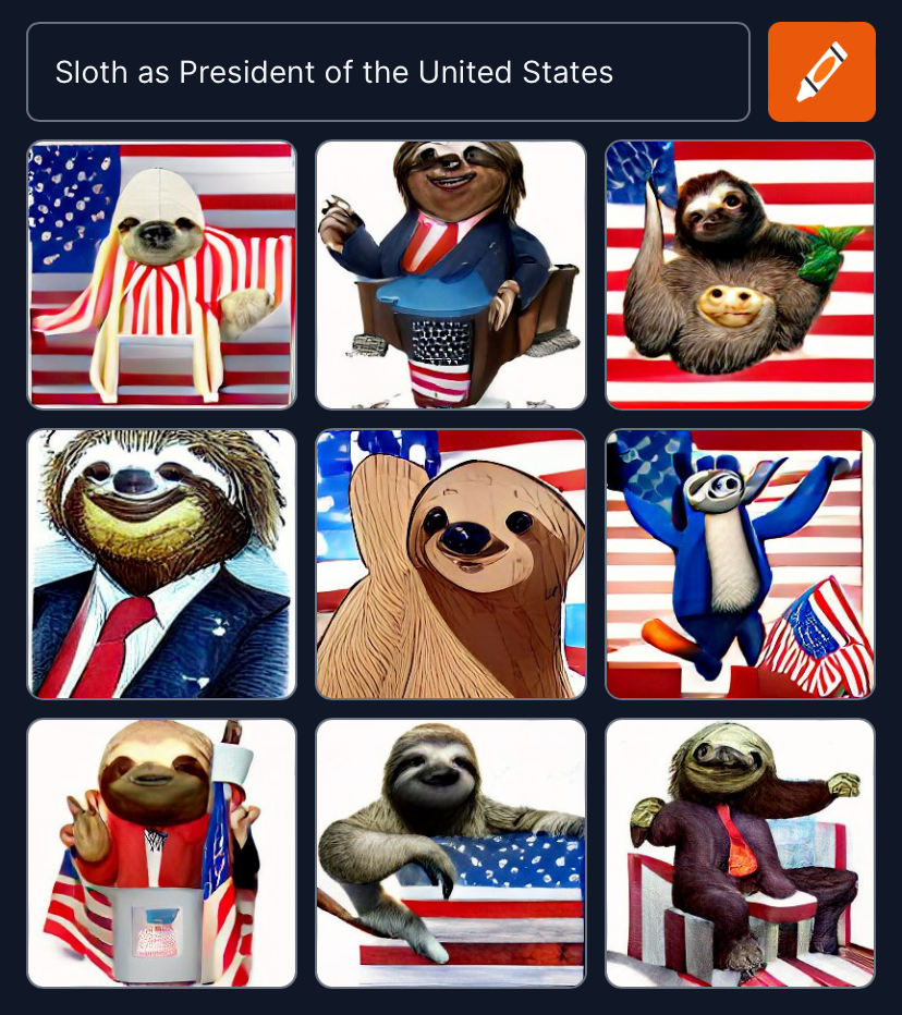 High Quality President sloth Blank Meme Template