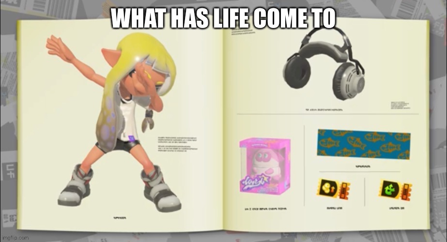 THE DAB WHY | image tagged in splatoon | made w/ Imgflip meme maker