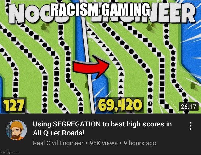RACISM GAMING | made w/ Imgflip meme maker