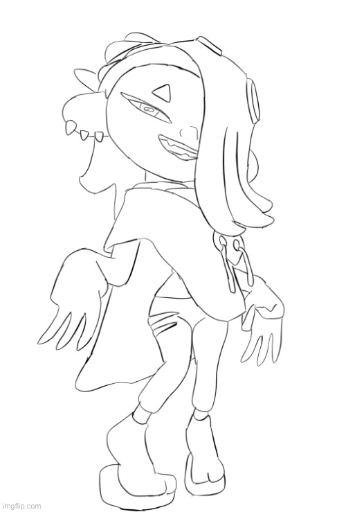 Traced Shiver because Cala wanted me to | made w/ Imgflip meme maker