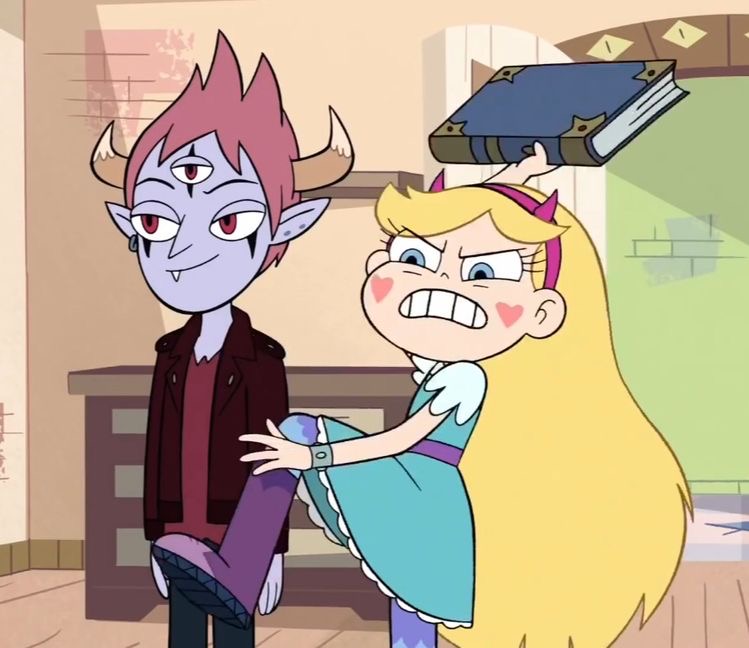 High Quality Star Butterfly about to Throw a Book Blank Meme Template