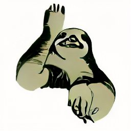 High Quality Sloth heil Blank Meme Template