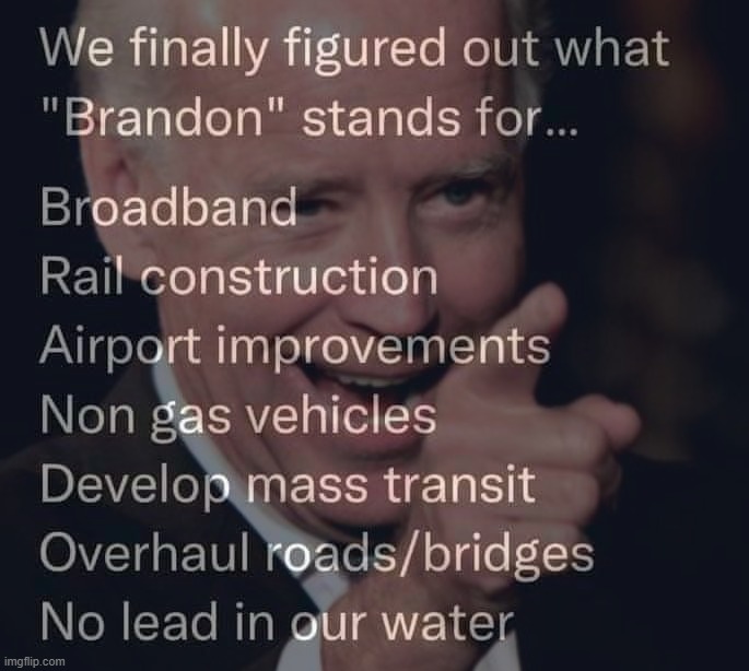 Let's Go Brandon explained Blank Meme Template