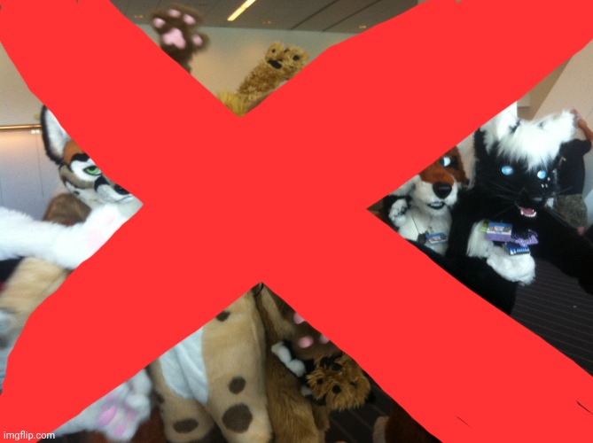 Anti_furry_Society logo 2.0 | image tagged in furries | made w/ Imgflip meme maker