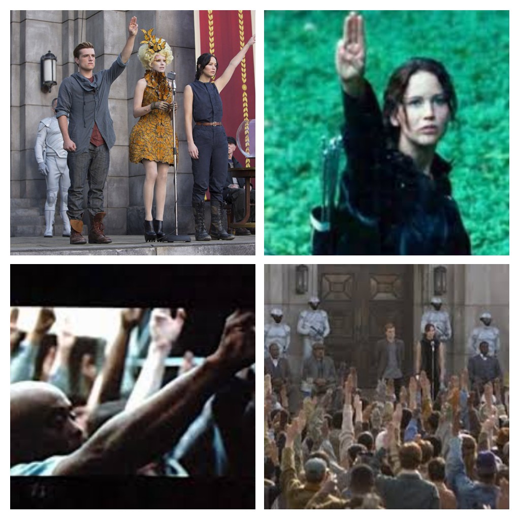 High Quality Hunger games salute Blank Meme Template