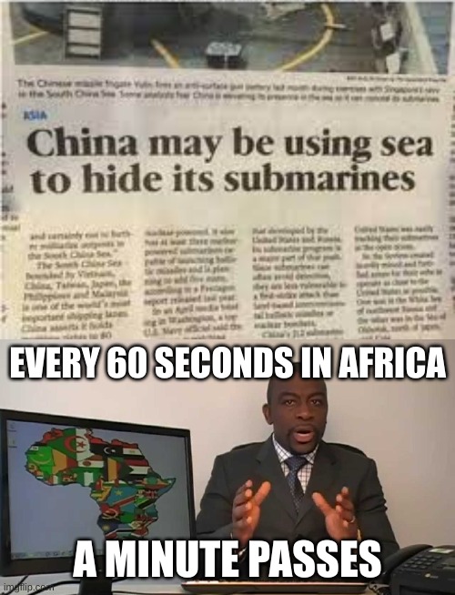 A very good outcome | EVERY 60 SECONDS IN AFRICA; A MINUTE PASSES | image tagged in every 60 seconds in africa a minute passes | made w/ Imgflip meme maker