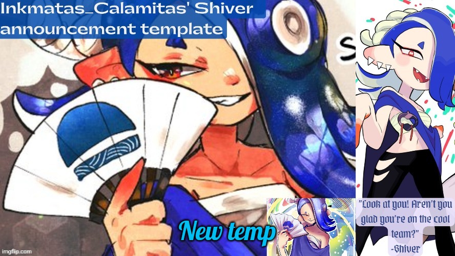 Inkmatas_Calamitas Shiver announcement template (thank you DRM) | New temp | image tagged in inkmatas_calamitas shiver announcement template thank you drm | made w/ Imgflip meme maker