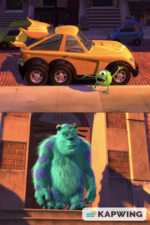 Excited Mike vs Unimpressed Sully Blank Meme Template