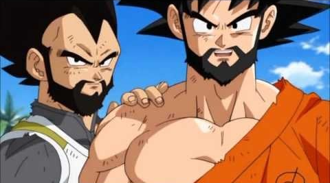 High Quality Goku Beard Blank Meme Template
