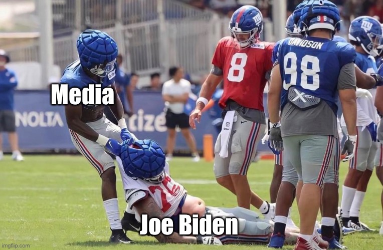 Media; Joe Biden | image tagged in politics lol,memes | made w/ Imgflip meme maker