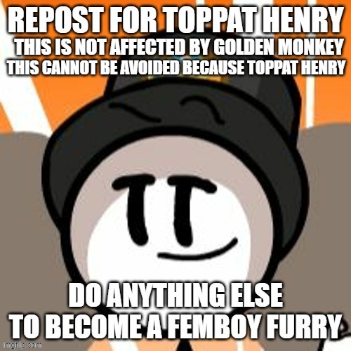 THIS CANNOT BE AVOIDED BECAUSE TOPPAT HENRY | made w/ Imgflip meme maker