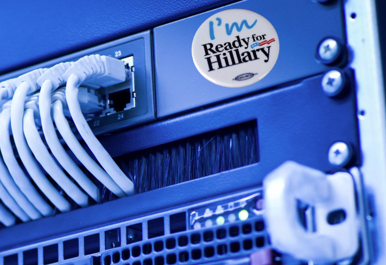 Hillary's server Blank Meme Template