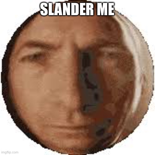 Ball goodman | SLANDER ME | image tagged in ball goodman | made w/ Imgflip meme maker