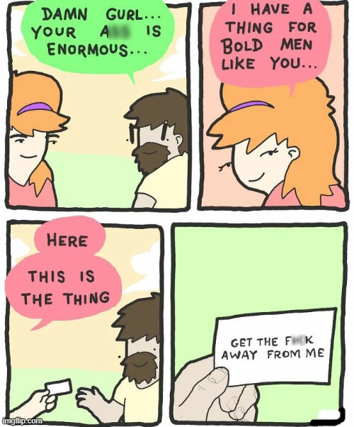 She Told Him | image tagged in comics | made w/ Imgflip meme maker