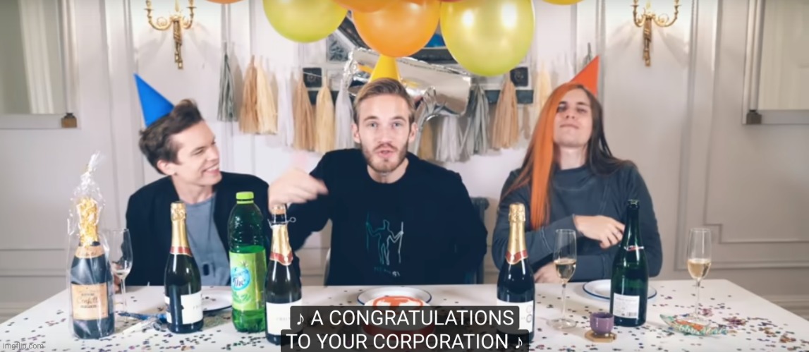 pewdiepie congratulations | image tagged in pewdiepie congratulations | made w/ Imgflip meme maker