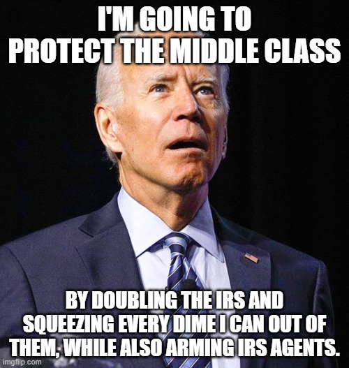 IRS & Biden - Imgflip