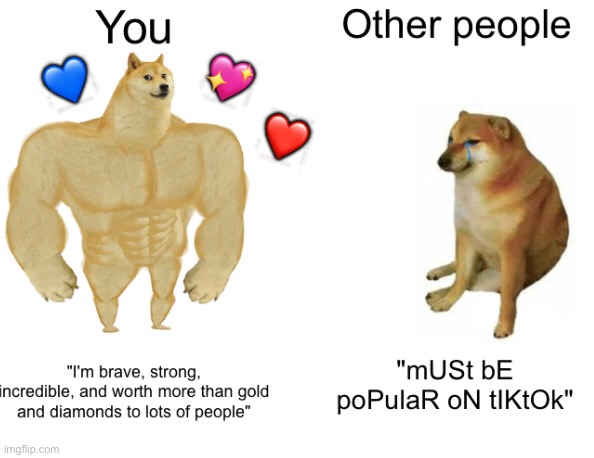 Ur epic B) | image tagged in wholesome | made w/ Imgflip meme maker