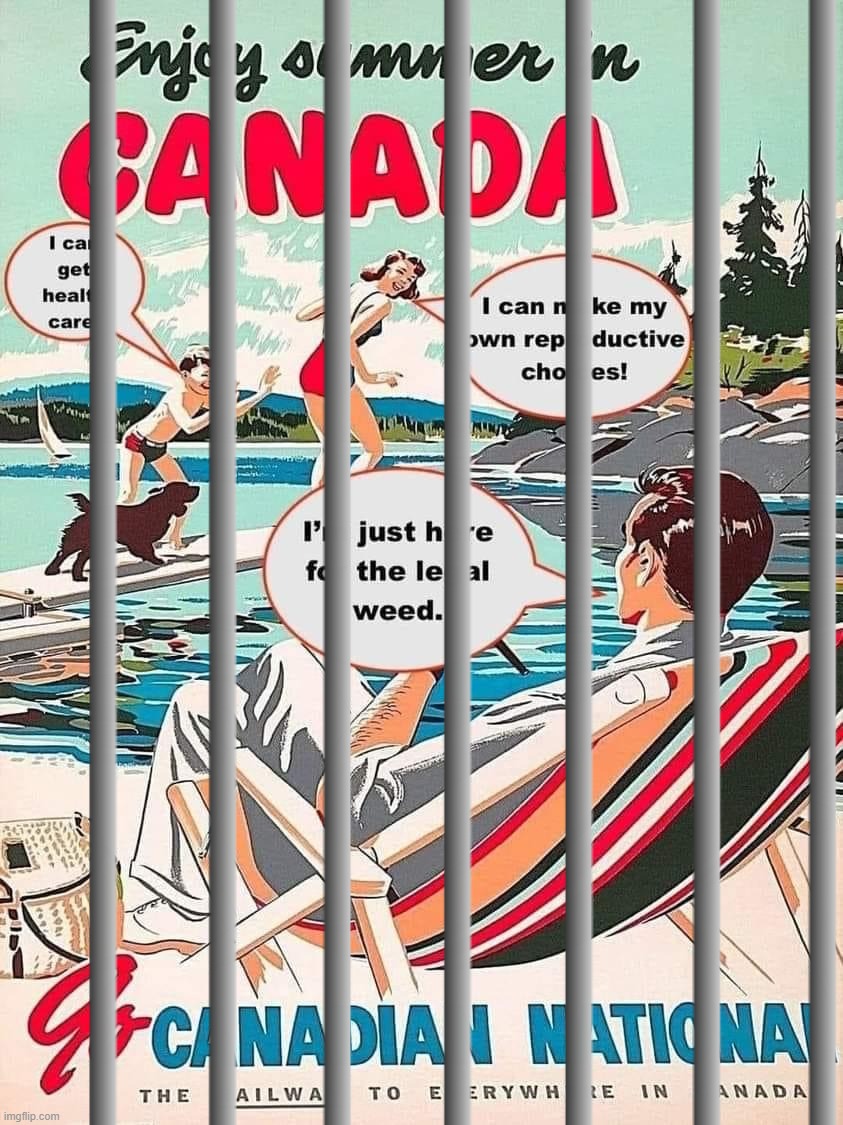 Enjoy summer in the Canadian Gulag Blank Meme Template