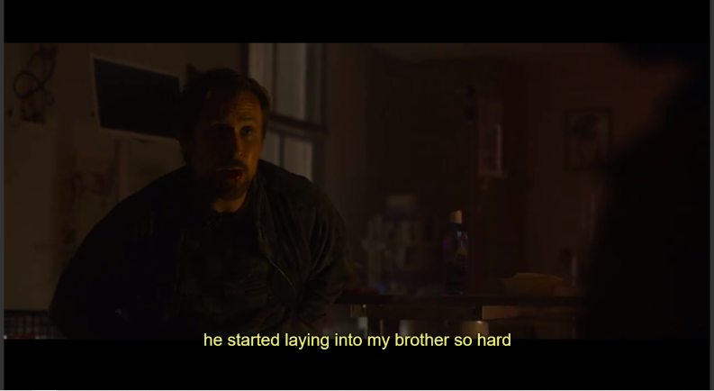 Gray Man, 2022, Gosling, "he started laying into my brother so h Blank Meme Template