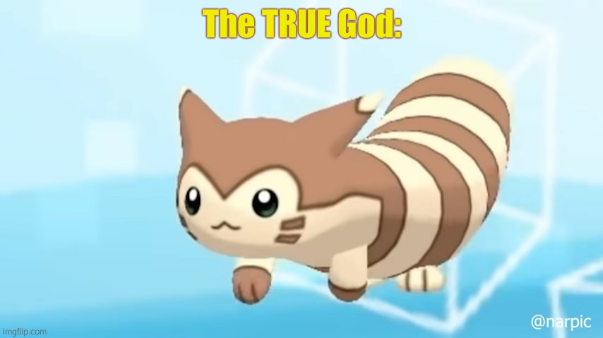 Furret Walcc | The TRUE God: | image tagged in furret walcc | made w/ Imgflip meme maker