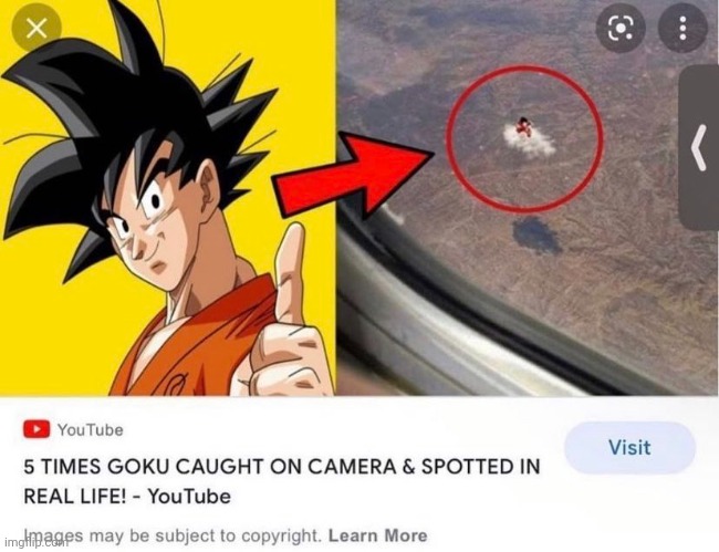 Breaking news: Goku is coming to Fortnite (/srs btw) | made w/ Imgflip meme maker