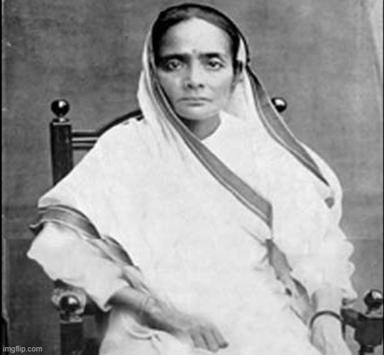 Kasturba Gandhi | image tagged in kasturba gandhi,india,activism,feminist,antifa,wife | made w/ Imgflip meme maker